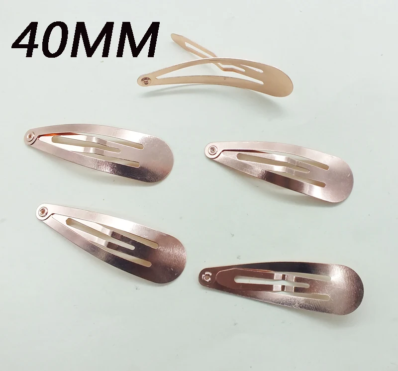 

100pcs 40mm Water droplets hairpin Rose gold/Antique Bronze/Gold/Silver/Black Hairpin DIY Handmade Vintage Jewelry