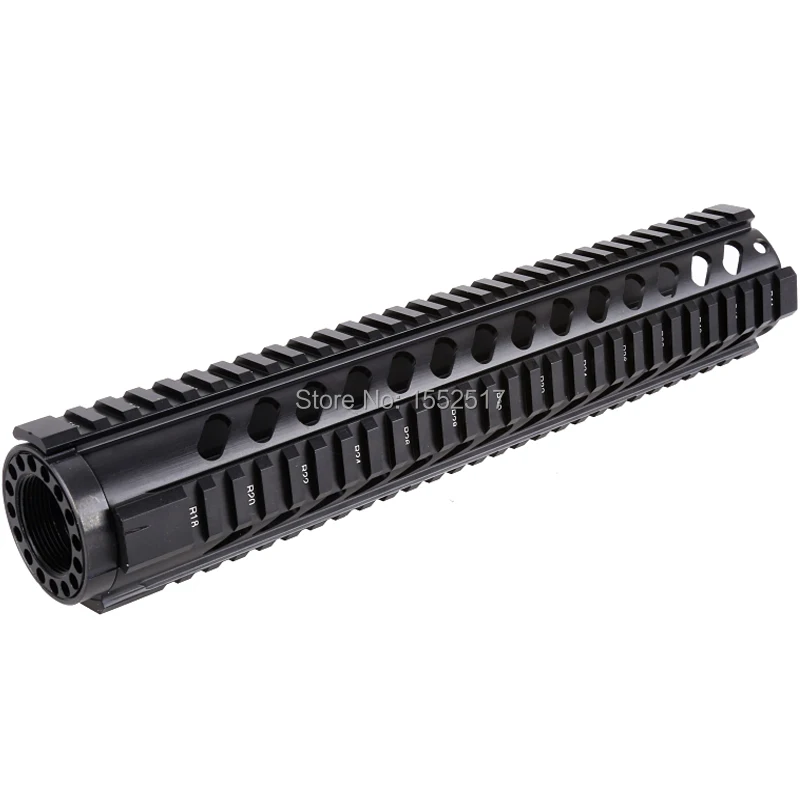 

FIRE WOLF Tactical T-Series 12'' Free Float Quad Rail Handguard AR Rail System RIS Handguard For .223/5.56 M4 Hunting Accessor
