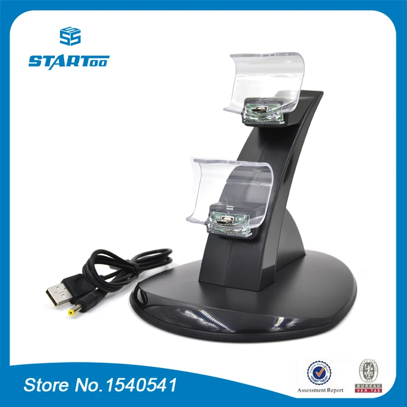 

Dual USB Charging Dock Double Station Stand for Playstation 4 Game Controller