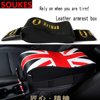 

Genuine Leather Car Armrest Box Cushion Pad Box Bag For Suzuki Swift Bmw F10 X5 E70 E30 F20 E34 G30 E92 E91 M Volvo XC90 S60 V40