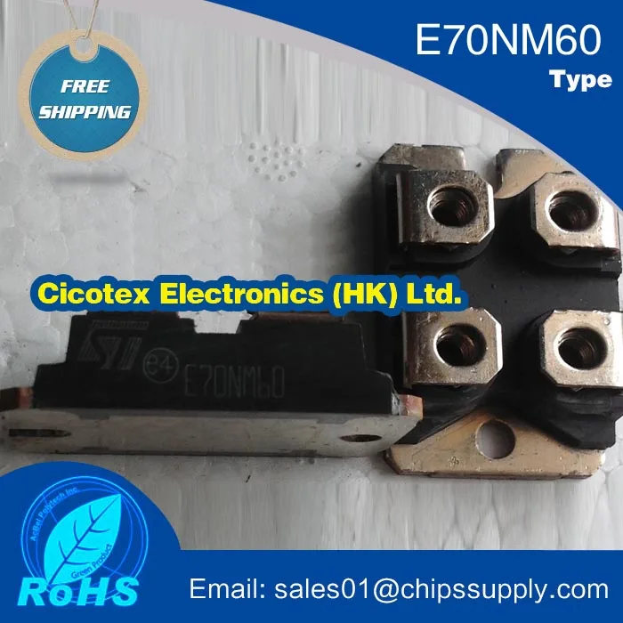 

E70NM60 MOSFET N-CH 600V 70A ISOTOP MODULE IGBT STE70NM60 SOT227 ST-E70NM60