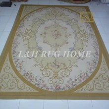 9'X12' французские Aubusson плетеные коврики ручной работы aubusson ковры
