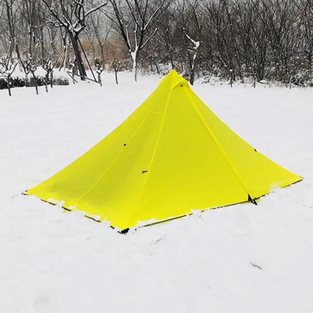 

High Quality 210D Oxford Cloth Gauze Non-pole Portable Camping Pyramid Style Tent Ultra Light Tent