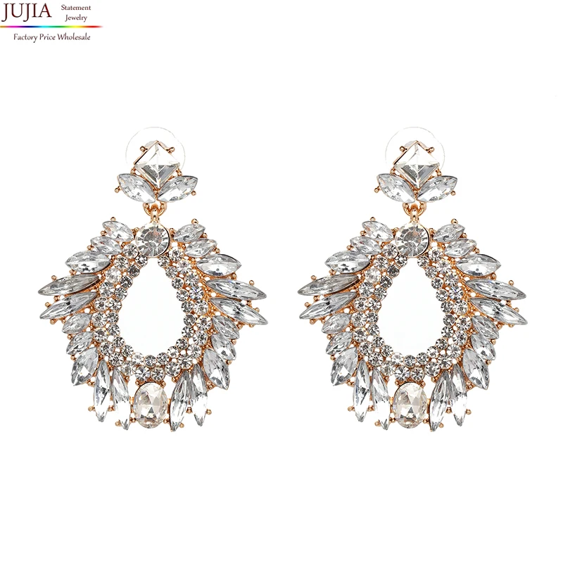 

JUJIA statement earrings wholesale women statement drop Earrings for women girl party wholesale earring jewelry
