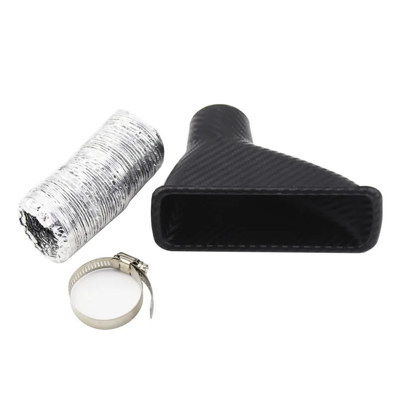 

ABS Carbon Fiber Car Turbo Air Intake Pipe Turbine Inlet Pipe Air Funnel