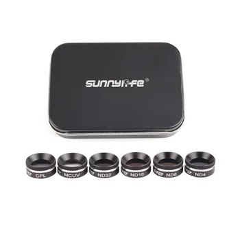 

Drone Filter ND 4 8 16 32/CPL/MCUV Protective Camera Filters Set For DJI Mavic Air Multi-Layer Coating Films Drone Accessories