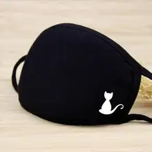 Новая японская горячая мода хлопок рот маска унисекс Корейский Kpop огонь стиль Мода черный рот маска лицо респиратор