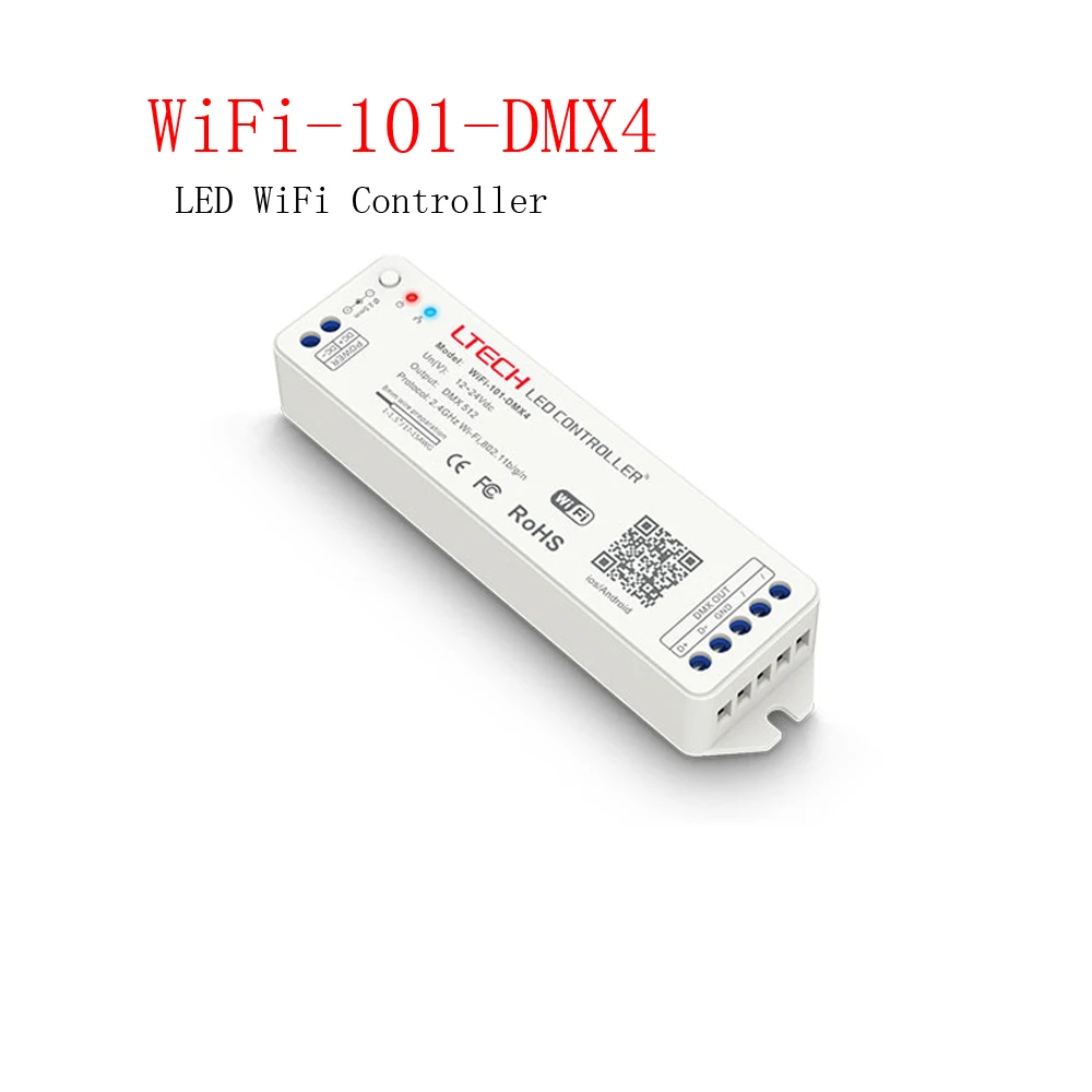 

LTECH WiFi-101-DMX4 LED WiFi Controller