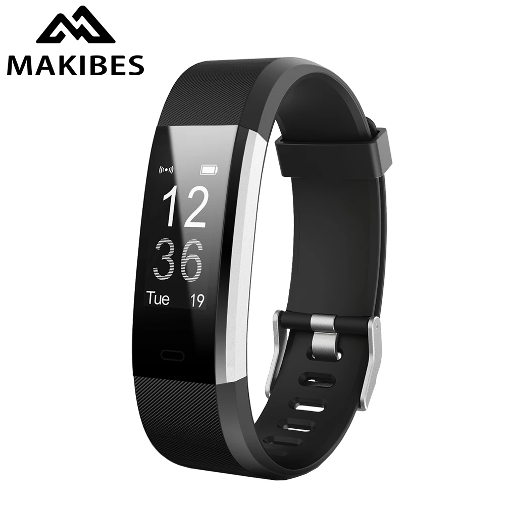 

Makibes ID115 Plus HR Smart Band 0.96" OLED Heart Rate Sports Wrist band Bracelet Call Reminder Multi-sport Fitness Tracker