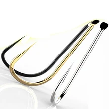 Высокое качество колючая рыболовный крючок 200 шт. пресноводный углерод черный Приманка Держатель Baitholder рыболовный крючок рыболовные крючки