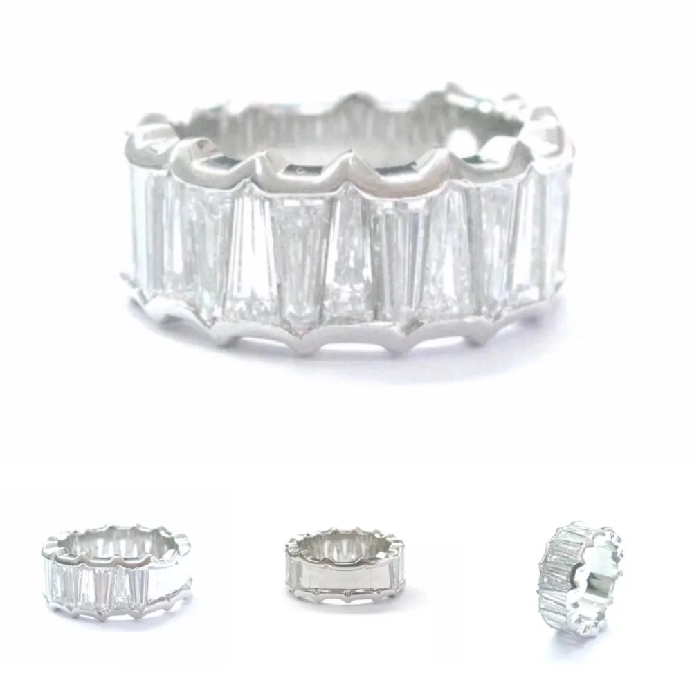 

Custom order of about 4ct-5ct in 14K white gold.