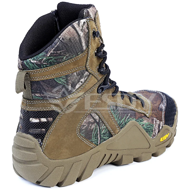 Preise Esdy Winter Männer Stiefel Military Camouflage Casual Taktische Stiefel Leder Kampf Armee Stiefel herren Knöchel Sicherheitsschuhe Arbeitsschuhe