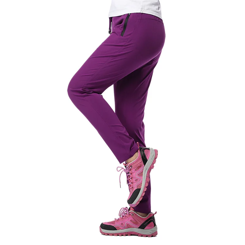

Summer new elastic trousers men loose straight four-sided elastic hiking pants outdoor quick-drying pants male
