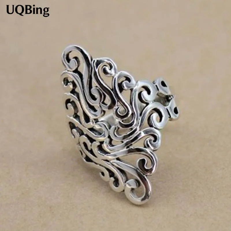 

925 Sterling Silver Ring Retro Ring For Party Jewelry Christmas Gift Women Jewelry Finger Rings