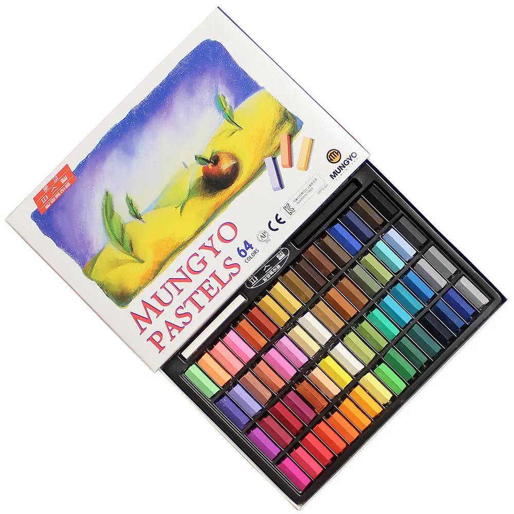 Мягкая пастель MIRUI 24 или 32 или 48 или 64 цвета квадратного типа - Цвет: 64 colors Set