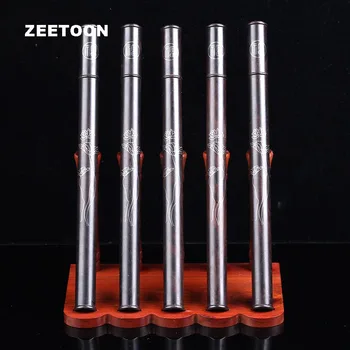 

Black and Ebony Storage Incense Bottle Chinese Kung Fu Tea Set Censer Accessories Stick Incense Holder Jar Tube Decoration Craft