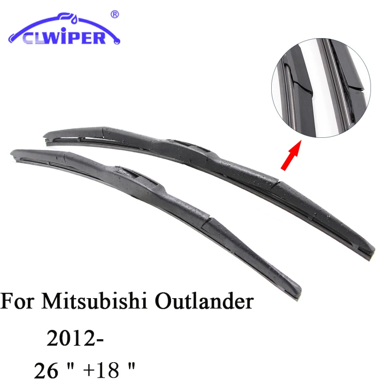 CLWIPER Wiper Blades For MITSUBISHI OUTLANDER (2012 ) 2013 2014 2015