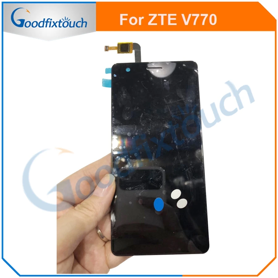 

Black 100% new Full LCD DIsplay + Touch Screen Digitizer Assembly For ZTE Blade V770 Orange Neva 80 LTE / TT175S Free shipping