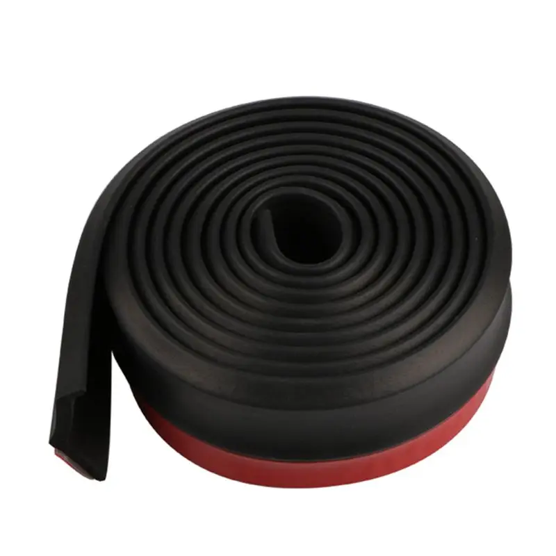 

2.5m x 6.5cm Car Front Bumper Universal Protector Rubber Lip Splitter Body Spoiler Adhesive Strip