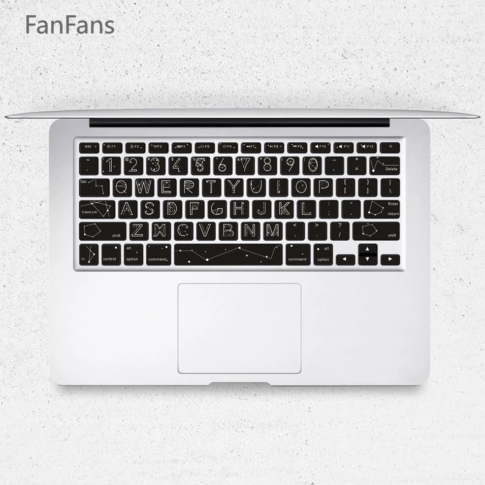 FanFans book Air Laptop 15 Защитная пленка 12 наклейка на клавиатуру 11 наклейка на клавиатуру Pro13-inch пленка на клавиатуру