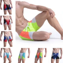 Для мужчин с дышащий Плавание Мужские шорты для купания Брюки Плавание носить шорты Slim носить бикини Плавание костюм Для мужчин мужские плавки одежда для плавания Sunga masculina