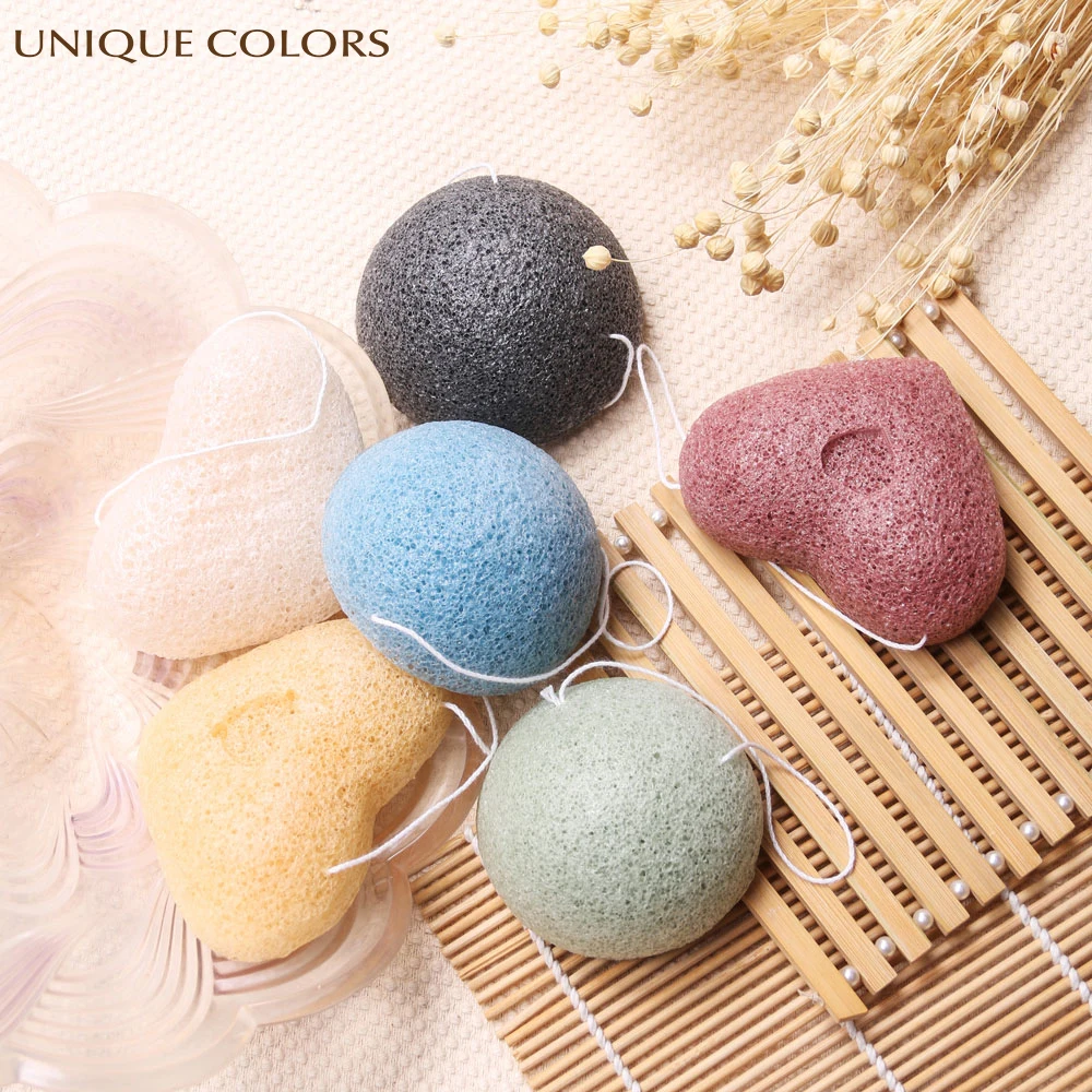 

1Pcs 100%Natural Konjac Konnyaku Sponge Cosmetic Puff Face Makeup Sponge Cleanse Washing Facial Powder Care Gift Exfoliator Tool