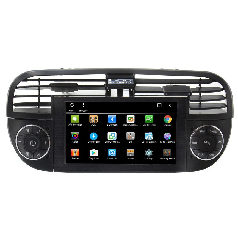 OZGQ автомобильный dvd плеер Android 6 0 для Fiat 500 2007 2014 HD экран Авто GPS навигация Bluetooth
