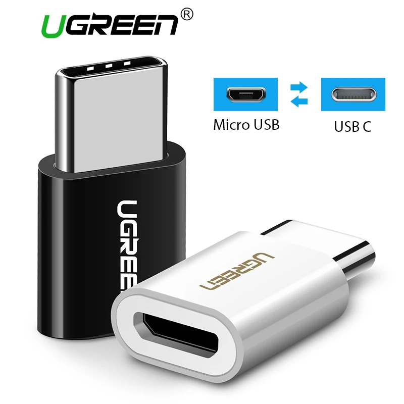 Ugreen USB Adapter USB C to Micro USB OTG Cable Type C Converter for Macbook Samsung Galaxy S8 S9 Huawei P20 Pro P10 OTG Adapter