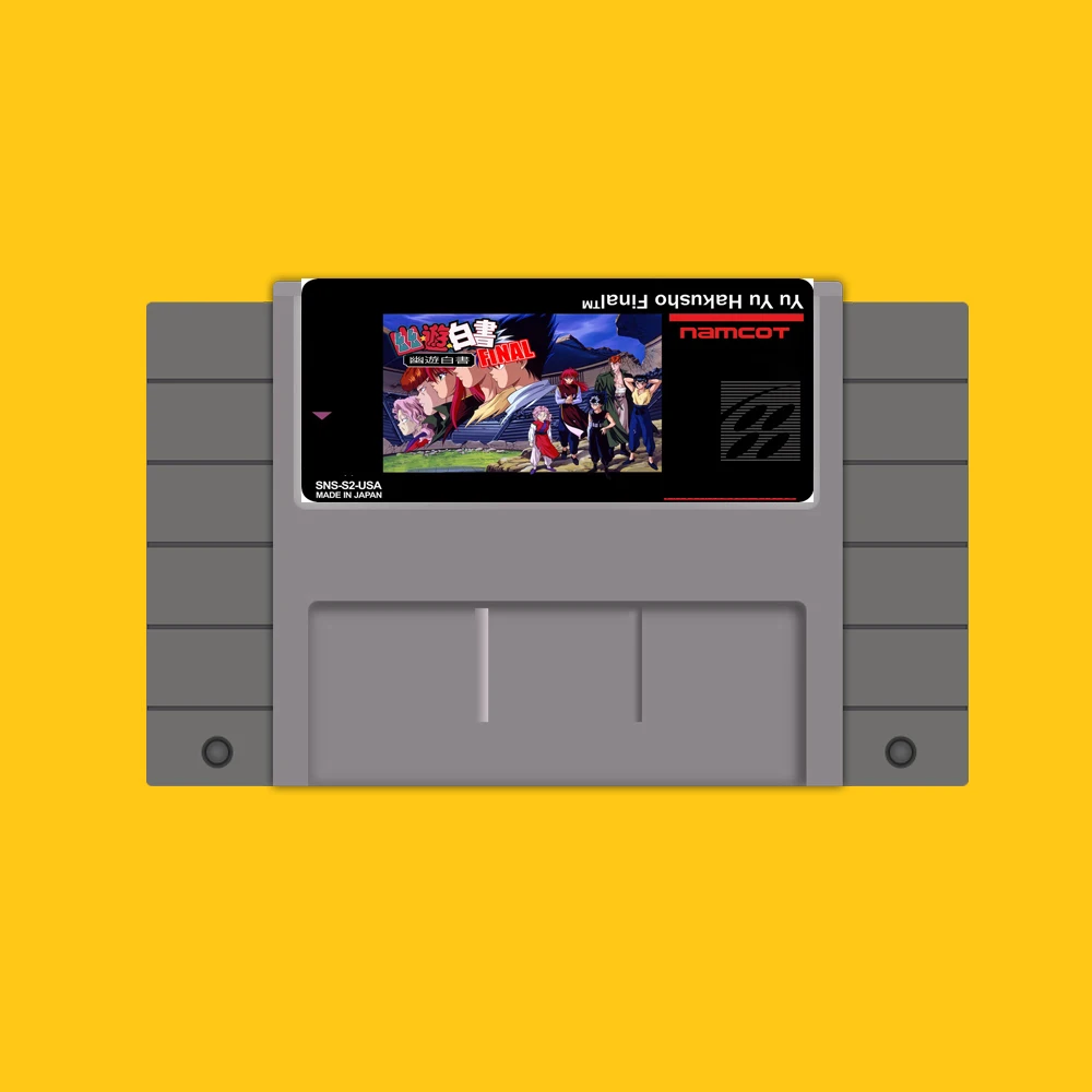 Yu Hakusho 46 Pin 16 Bit Grey Game Card For USA NTSC Player | Электроника