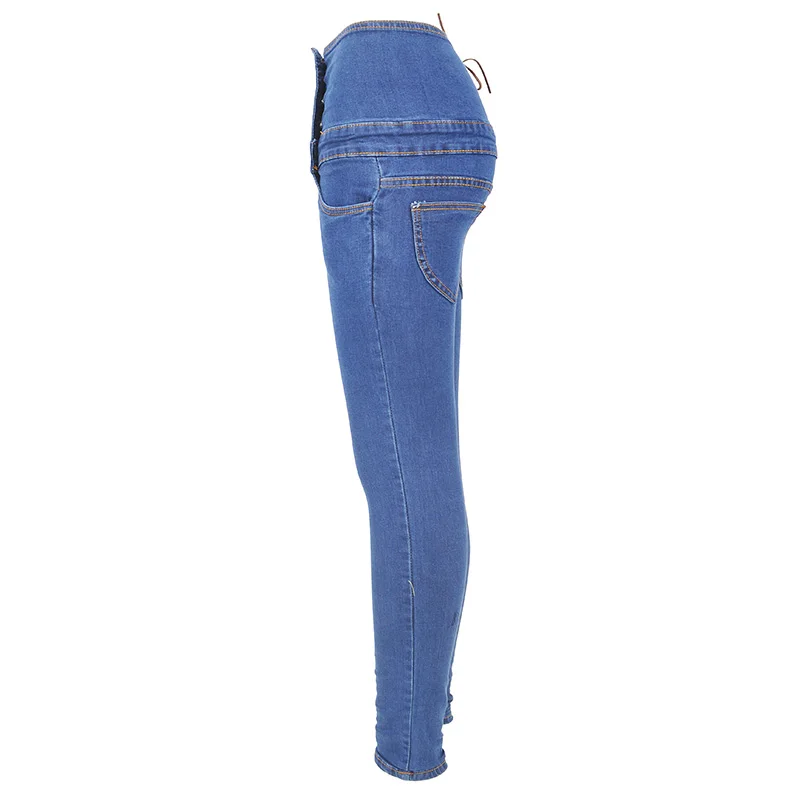 VooBuyla, брендовые новые джинсы с высокой талией, женские обтягивающие джинсовые брюки-карандаш, женские Винтажные эластичные джинсы размера плюс, женские Джинсы 6XL
