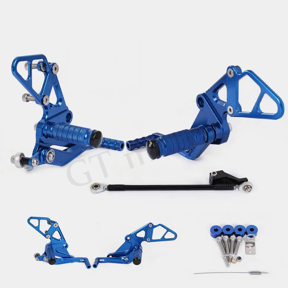GT мотор полный CNC алюминиевый мотоцикл задний комплект для YAMAHA MT07 MT 07|rear set|motorcycle