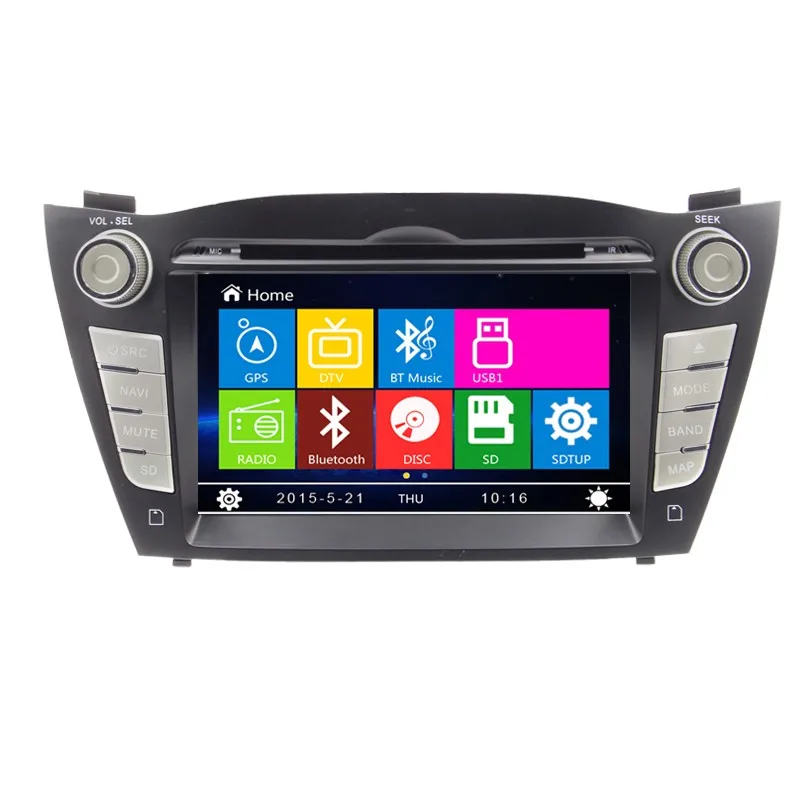 

Car GPS radio navigation DVD for Hyundai ix35 Tucson 2010-2013 with Bluetooth Ipod and GPS radio map