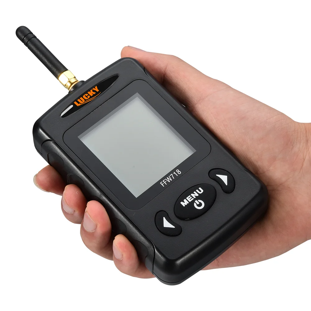 US $57.48 Lucky FFW718 Wireless Fish Finder Sonar for fishing sonar sensor 40M120FT deeper Fishfinder Depth Sounder echolot sondeur peche