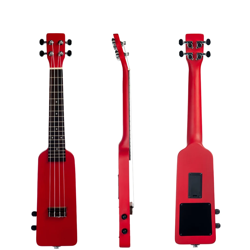 Наоми 23 &quotOkoume Электрический Укулеле Uke Kit W/Gig Bag 3 5 мм аудио кабель тихий