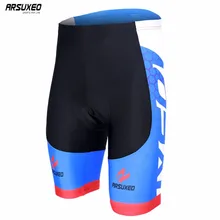 ARSUXEO летние Дизайнерские мужские велосипедные шорты для горного велосипеда, велосипедные колготки с 3D гелевой подкладкой, компрессионные шорты ZYK