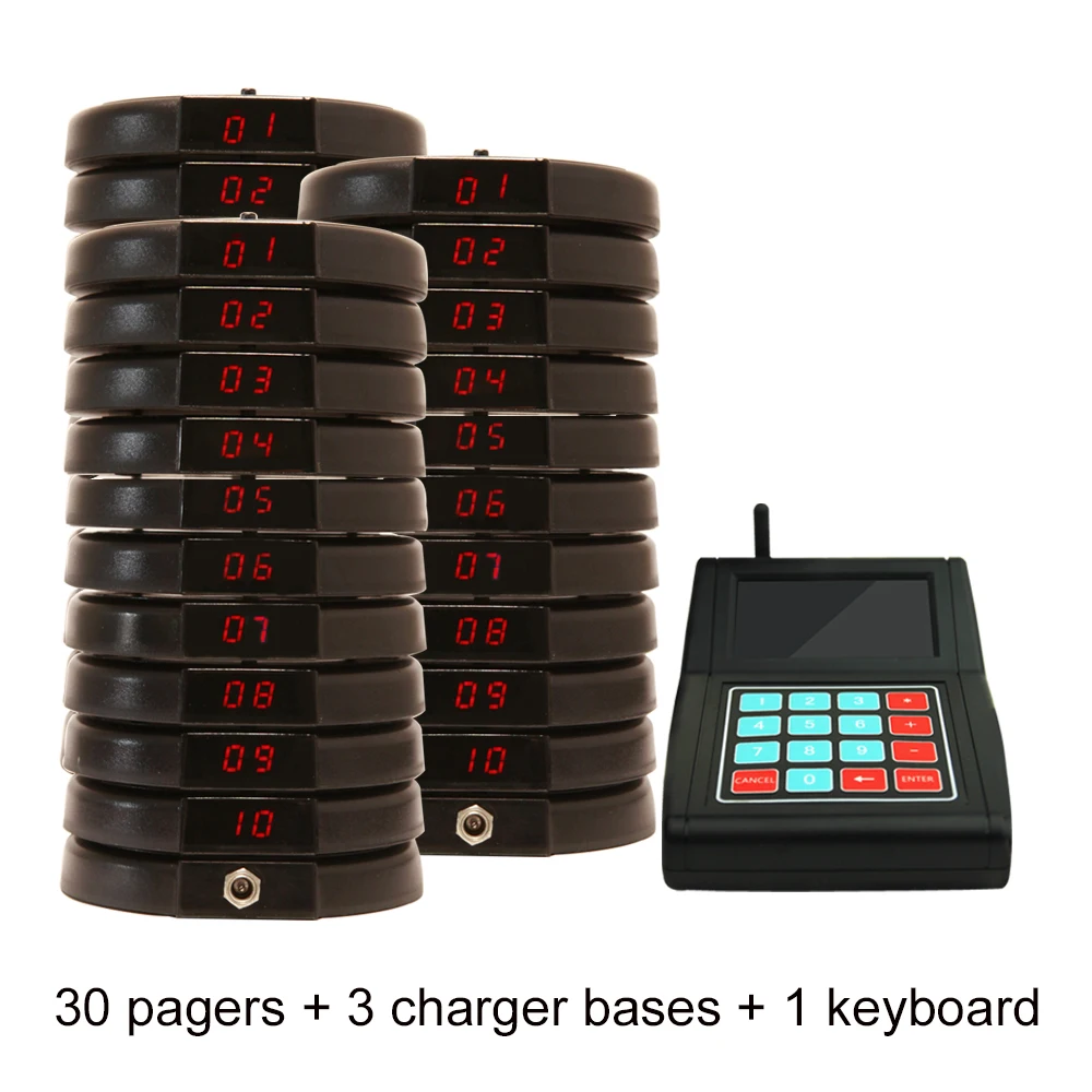 JINGLE BELLS Wireless paging system restaurant coaster