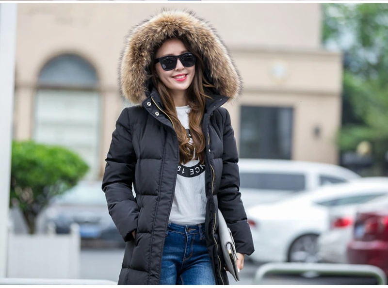 La grey D'hiver Capuche 2016 Parkas Épais Cours Vers Plus Ja668 Col Genou À Long Femmes Nagymaros Veste Le Coréenne Manteau Taille Bas Femelle Canard Black Slim wqAfR4