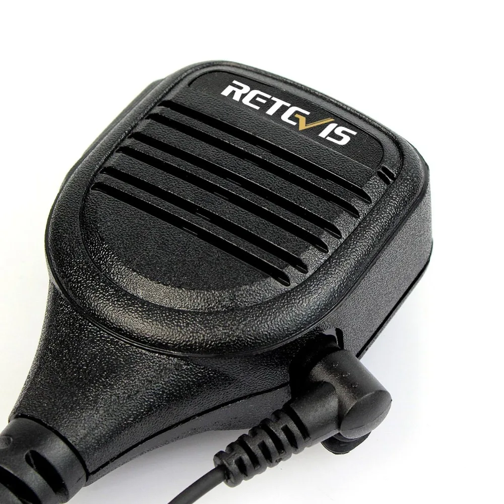 Портативный двухканальный микрофон Retevis 2 Pin 10 шт. для рации Motorola GP68/GP88/GP300/GP2000/CT150 cb