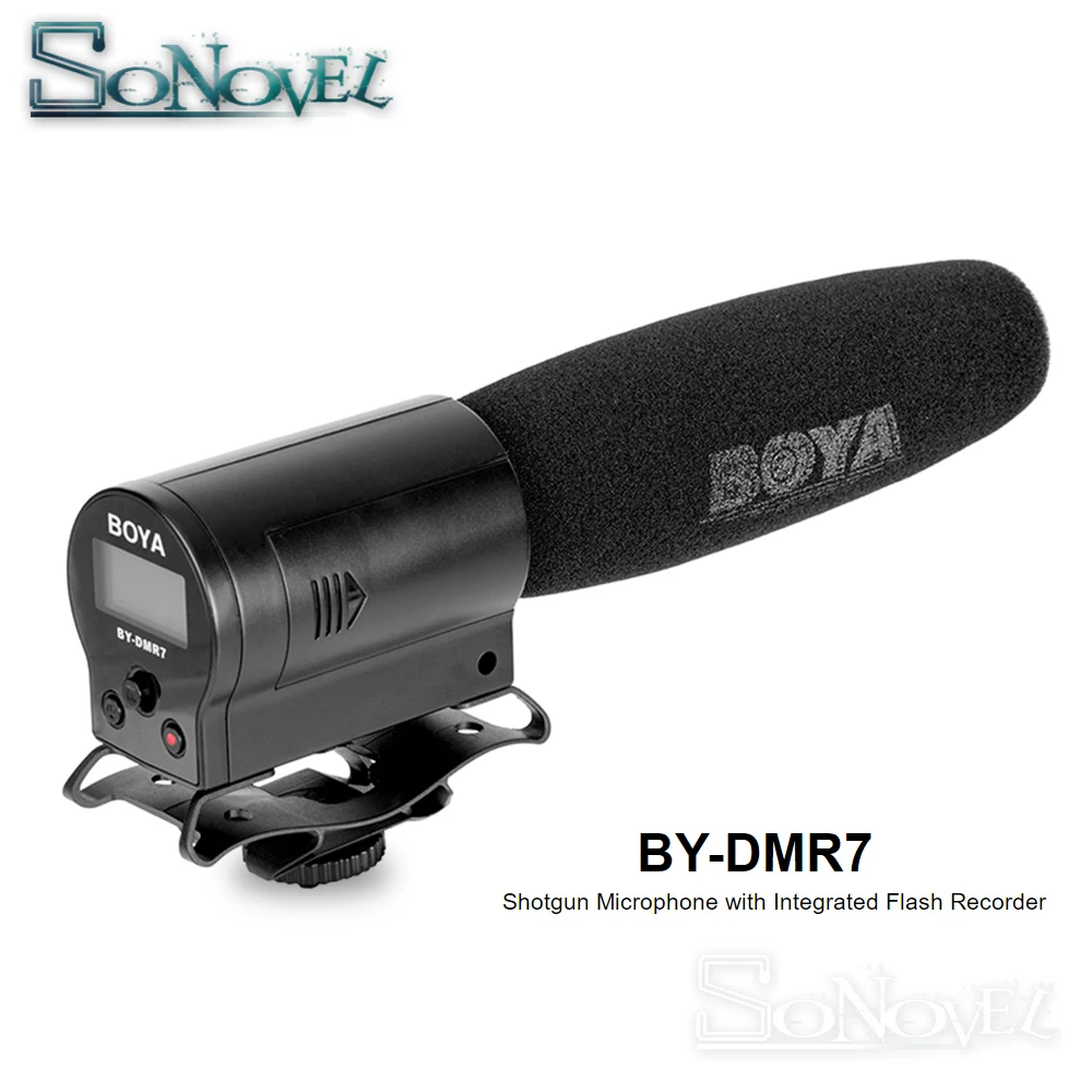 BOYA BY DMR7 Broadcast Quality Condenser Microphone Mic with Integrated