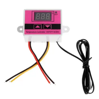 

2019 W3001 AC 110V-220V Temperature Controller Thermostat Switch Digital LED Display