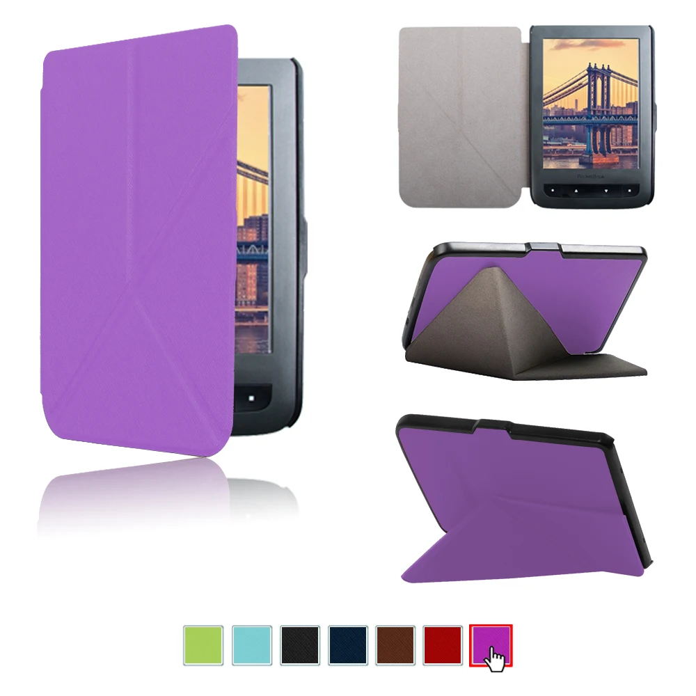 

gligle folding folio case cover for Pocketbook 614/616/624/626/640 case protective shell