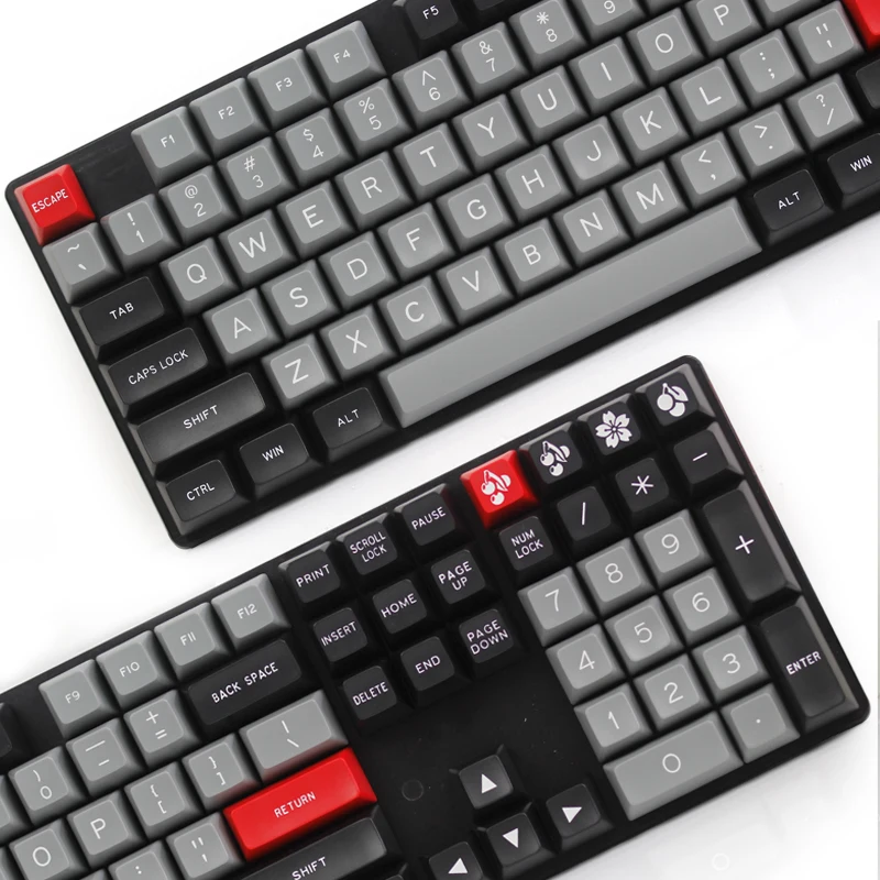 Sa ABS keycap MAXKEY Portland Doubleshot ABS 129 клавиш sa профиль для cherry mx механическая клавиатура 129 клавиш dolch Цвет Красный esc