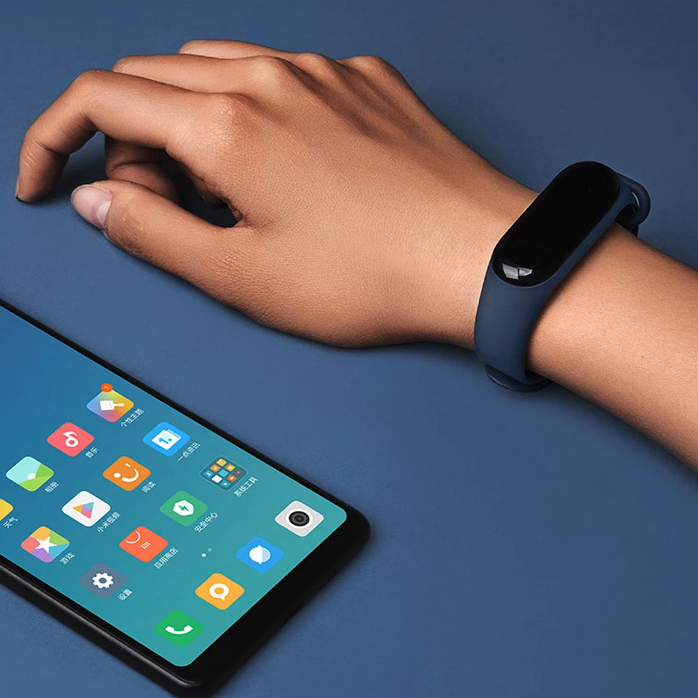 Xiaomi mi band 3 Смарт-браслет mi band 3 OLED дисплей фитнес mi браслет-трекер водонепроницаемые часы Correa