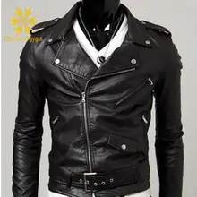 Autumn jacket men leather jacket collar men's leather motorcycle leather Biker winter jacket men leather jacket & Suede men 2017 men new fashion winter warm leather jacket men hat detachable genuine leather jacket designer motorcycle biker jacket