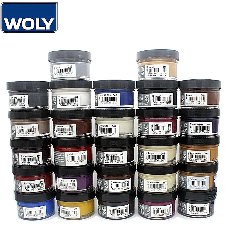 WOLY leather shoes oil color supplement color maintenance