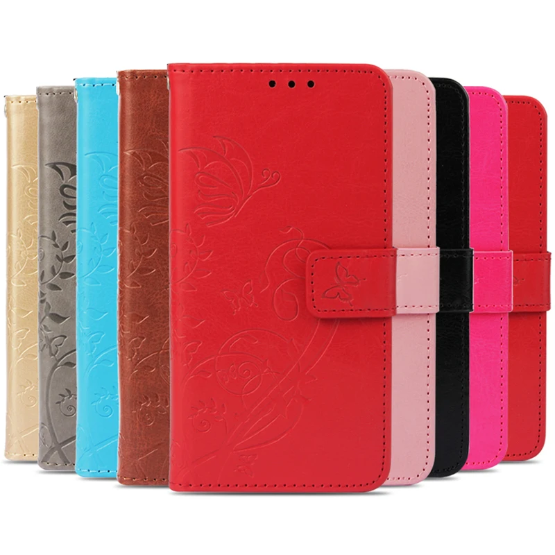 

Luxury Leather Embossing Flip Wallet Soft Phone Silicone Case Cover Shell Coque Fundas for Huawei Y5 Y6 Y7 Y9 2018 Honor 7A 7C