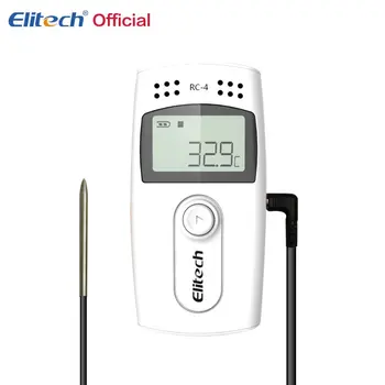 

Elitech RC-4 Temperature Data Logger Recorder with External Temperature Sensor - 2 Years Quality Guarantee Period