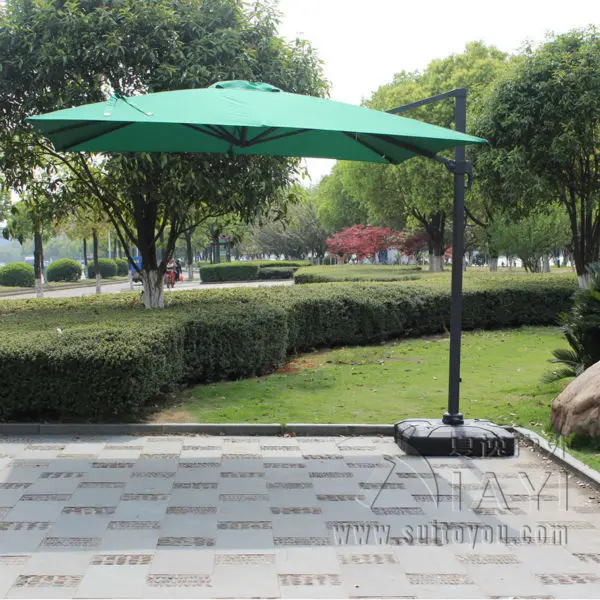 

3*3 meter aluminum garden sun umbrella parasol patio cover outdoor furniture sunshade with plastic water tank