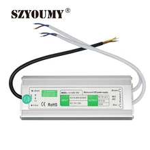 SZYOUMY 12 V 100 W IP67 Водонепроницаемый Электронный Светодиодный драйвер Трансформатор Питание для 3528 5050 Светодиодный свет полосы Алюминий из алюминиевого сплава