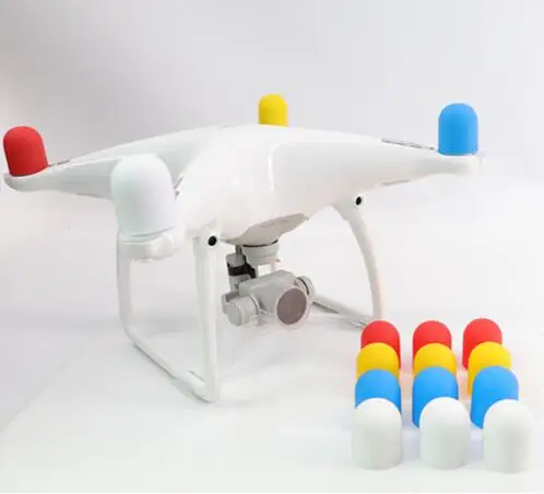 4 шт. Защитная крышка для мотора дрона мягкий силиконовый чехол DJI Phantom 2 3 Pro F450
